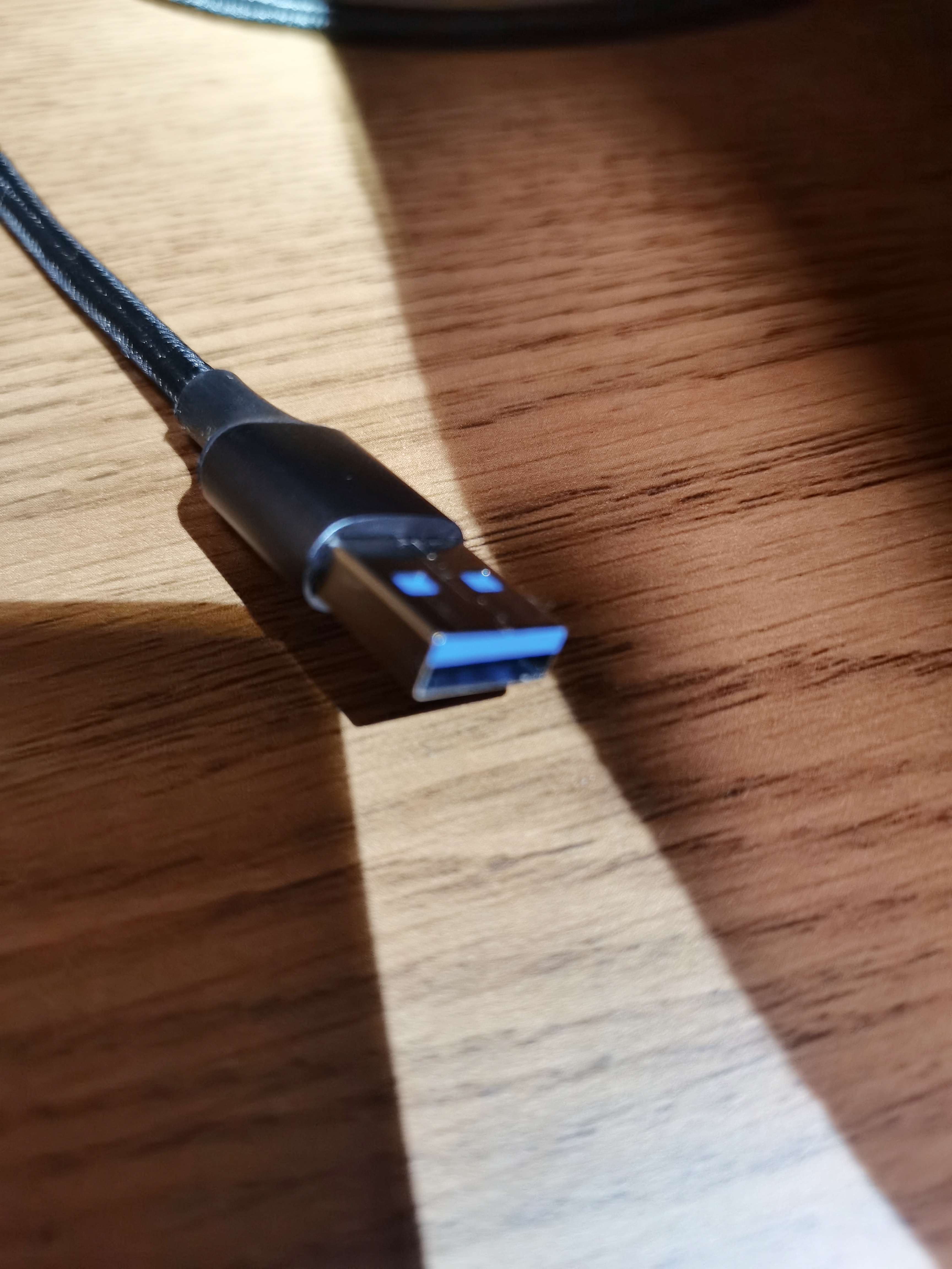 绿联双头USB3.0公对公数据线 移动硬盘盒高速传输连接线延长线 笔记本接散热器机顶盒 1米80790 实拍图