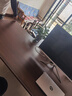 馨美凯电脑桌台式家用简易书桌办公桌简约现代工作台租房卧室学习写字桌 【单桌1.6cm厚桌面】黑架+深胡桃 长180cm*宽80cm*高74cm 实拍图