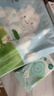 全棉时代儿童浴巾纯棉透气纱布浴巾新生婴儿宝宝洗澡大毛巾小鸭子95*95cm 实拍图
