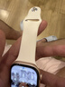 Apple/苹果 Watch S11 智能手表GPS款46毫米玫瑰金色铝金属表壳淡桃粉色运动型表带M/L MEVU4CH/B 实拍图