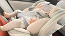 Heekin引领者儿童安全座椅汽车用0-12岁婴儿宝宝车载可坐躺智能通风加热 青提绿-智能(语音通风加热+单手旋转+不窝脖+175°躺) 实拍图