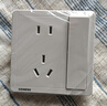 西门子（SIEMENS）插座面板 10A正五孔插座单只装 致典雅白色5UB14143NC012P 实拍图