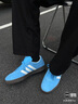 adidas「T头鞋」VL COURT复古休闲板鞋德训鞋男女阿迪达斯轻运动 蓝色/亮白/树脂黄 (推荐女生选小半码)   42 实拍图
