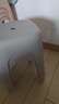 禧天龙塑料凳子家用浴室加厚防滑凳换鞋凳餐椅小板凳冰河灰D-2133 实拍图