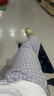MUJI[自营限定款]女士无侧缝 双层纱织睡衣 纯棉家居服 薰衣草色 XL 实拍图