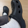 卡骆驰（CROCS）檀健次同款经典洞洞鞋轻便百搭女沙滩鞋包头拖鞋男鞋|10001 黑色-001(含智必星) 45 (290mm) 实拍图
