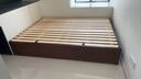 源氏木语全实木床北欧风小户型卧室家具橡木床现代简约主卧1.5m1.8m双人床 【9】橡木胡桃色低铺夜光床斜靠版【橡木】 1500mm*2000mm  框架结构 常规松木铺板 实拍图