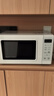 美的（Midea）【价保618】变频小清新微波炉 液晶屏幕 磨砂面板 小型20L家用 匠心工艺（PM2002） 实拍图