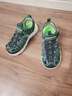 Skechers斯凯奇儿童运动凉鞋男童沙滩鞋镂空防滑夏季中大童大头鞋400041L 男童/海军蓝色/柠檬色/NVLM 30 实拍图