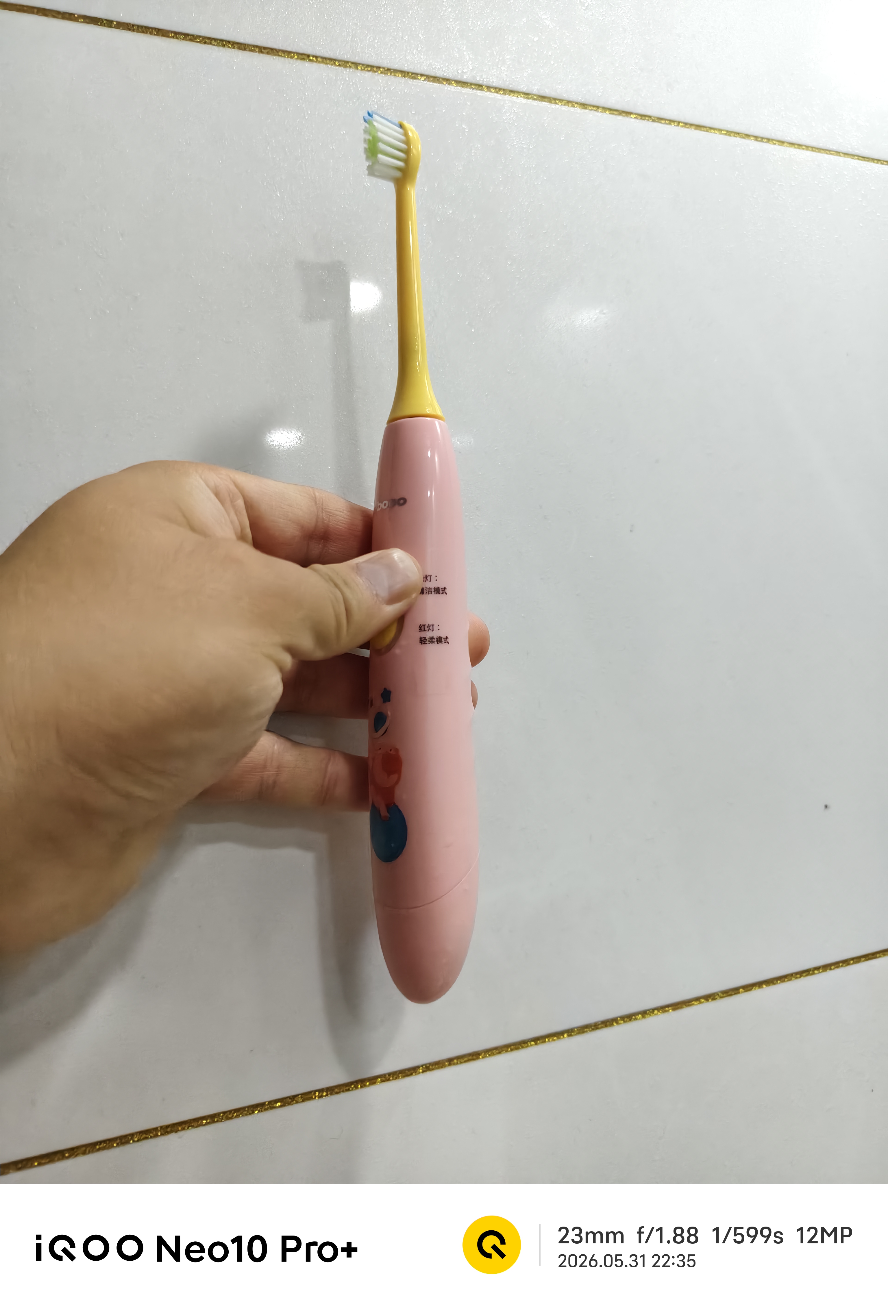 力博得（Lebooo）电动牙刷通用便携盒 旅行出差牙刷收纳盒 和风 新绿 实拍图