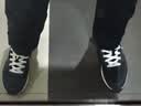 耐克男子复古运动鞋夏季翻毛皮时尚华夫鞋NIKE WAFFLE NAV FJ4195 001黑/白色/灰黑 41 实拍图