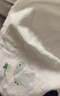 全棉时代婴儿隔汗巾纱布吸汗儿童开学幼儿园宝宝纯棉垫背小猫小鹿小鸟3条 实拍图