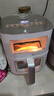 美的（Midea）【价保618】0氟新风炎烤空气炸锅家用 6.5L大容量多功能免翻面双可视空气炸锅蒸烤一体烤箱KZC6521 实拍图