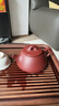京东京造 宜兴紫砂壶 手工茶壶【原矿紫泥】煮泡茶具 子冶石瓢200ml礼盒装 实拍图
