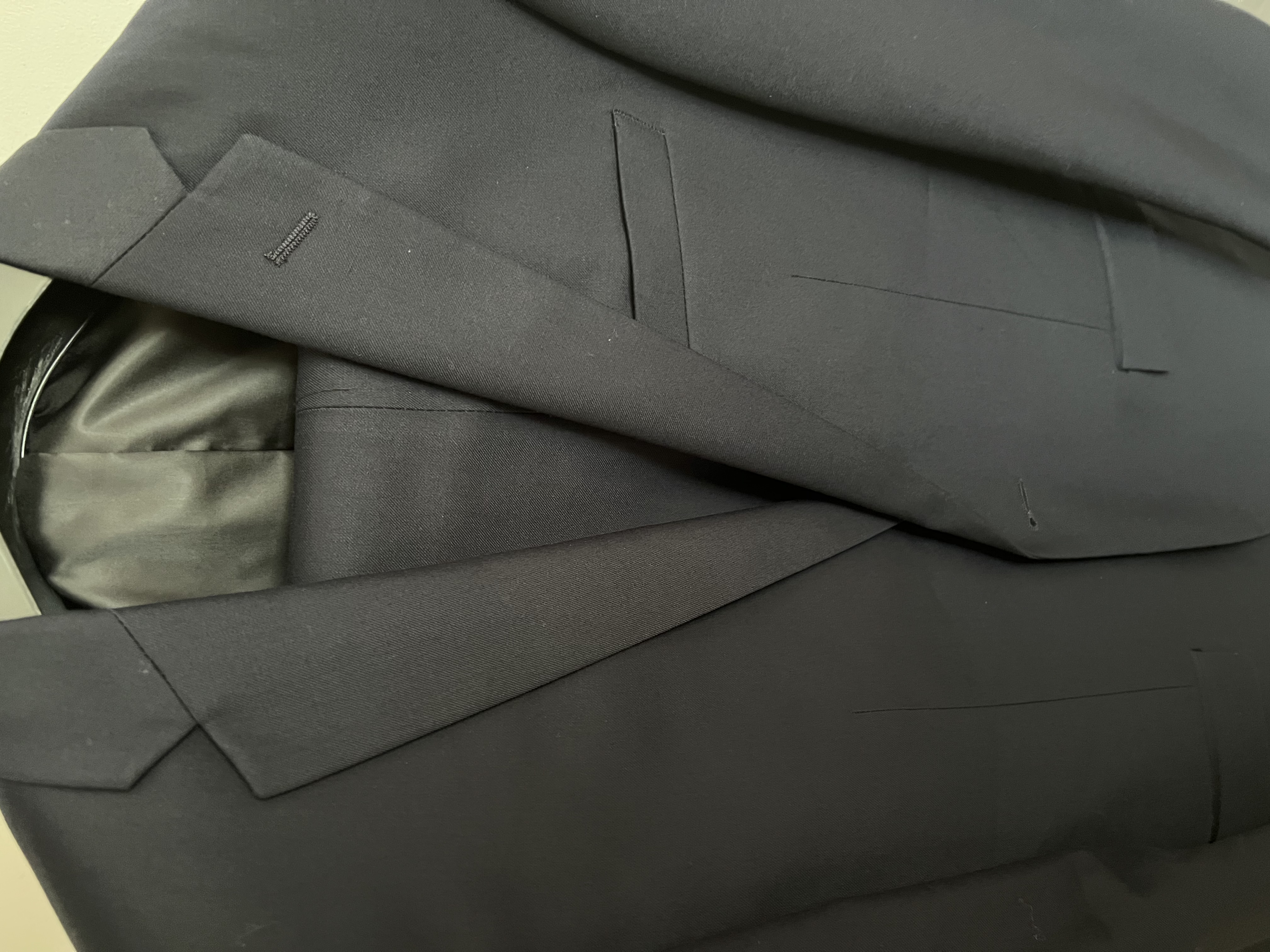 柒牌套西男【三防】商务平驳领单粒扣职场西服套装两件套1ZC70460 藏青 A46 实拍图