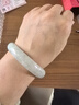五花八门玉手镯缅甸翡翠手镯玉镯子女款天然A货糯冰种飘花送女友送妈妈 内径52-62mm 实拍图