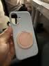 Smorss【一体硅胶相机按键】适用苹果17手机壳iphone17保护套亲肤固态硅胶全包植绒男女款软壳 天空蓝 实拍图