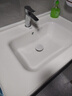 波彼（BOBI）台盆陶瓷一体盆洗手盆单盆阳台浴室柜卫生间半嵌入洗脸面盆池定制 【70*48CM】盆+弹跳下水+防臭管 实拍图