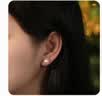 黛米S925银无核馒头圆10-11mm极简系列淡水珍珠耳钉生日礼物送女友 实拍图