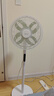 美的（Midea）【幸运草安睡1S】一级能效直流变频声控电风扇家用遥控卧室静音落地扇台式桌面抗菌大风力转页扇 实拍图