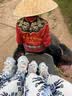 FILA斐乐凉鞋女士复古潮流运动厚底增高休闲草莓沙滩凉拖鞋 奶白/珍珠蓝-GP 37.5 实拍图