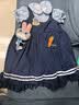 心楠2026连衣裙朱迪兔子警官儿童衣服女孩服装洛丽塔公主裙子cosplay 短袖兔子警官【尾巴+腰带+腰包+领带+腰部兔子】 130 cm（适合身高120-125CM） 实拍图