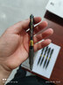 晨光(M&G)文具0.28mm黑色中性笔 极细笔划财务记账签字笔 按动速干ST笔尖顺滑刷题水笔 5支/盒 AGP023Y7考研 实拍图