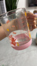 富光玻璃杯家用儿童牛奶杯子带刻度吸管水杯 宝宝冲泡奶粉杯带把手 实拍图