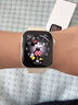 Apple/苹果 Watch SE 3 智能手表GPS+蜂窝款44毫米星光色铝金属表壳星光色运动型表带S/M MEPU4CH/B 实拍图