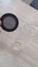 慕馨（moosen）玻璃杯水杯子泡茶杯商务办公防摔隔热定制LOGO便携耐高温刻字纪念 【摔碎终生保赔】黑色300ml 实拍图