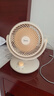 美的（Midea）【小型风扇】轻音台式桌面空气循环扇家用柔风电风扇宿舍办公迷你台扇落地扇空调伴侣 GAF18AD 实拍图