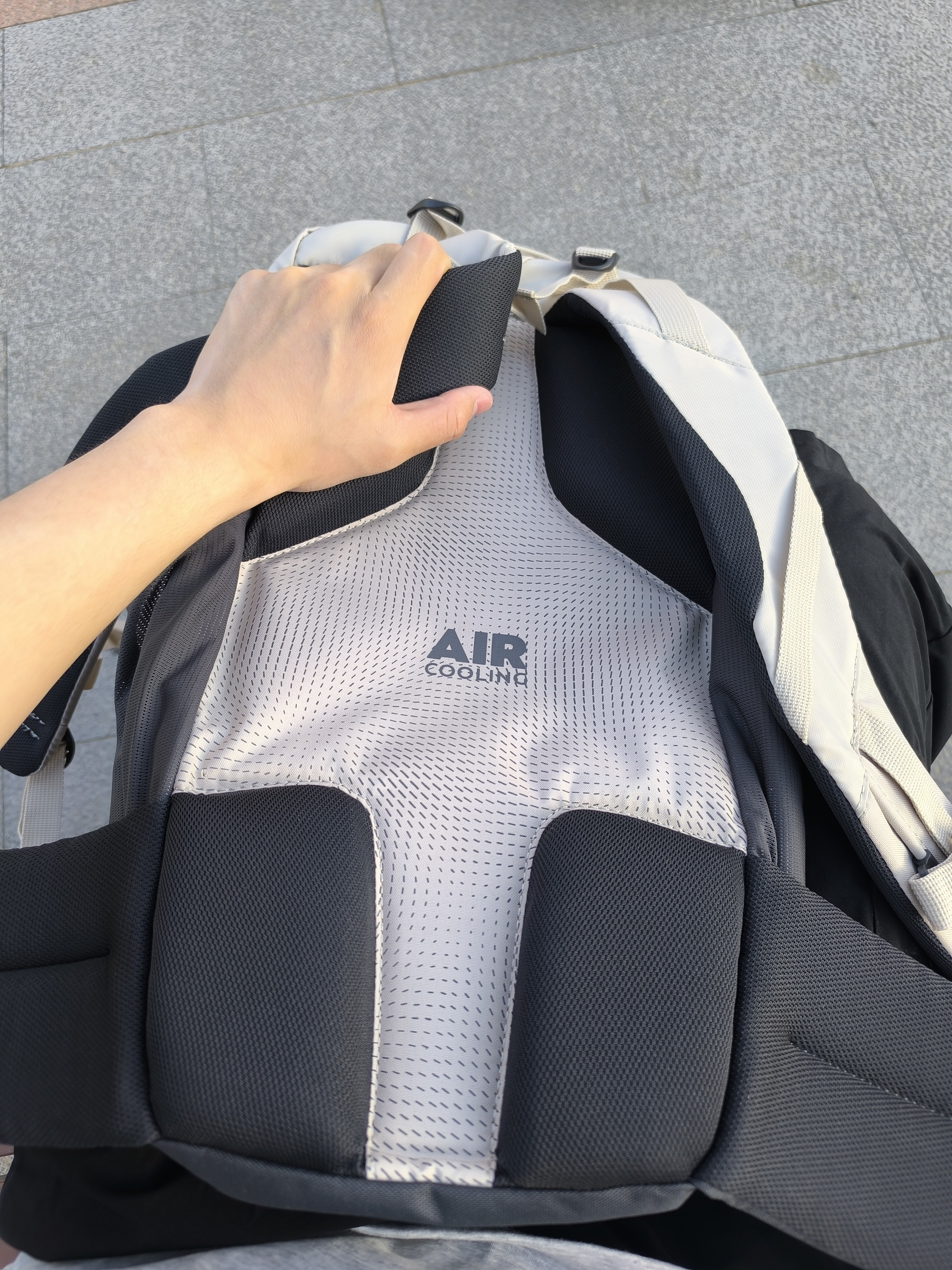 迪卡侬登山包徒步背包双肩包MH100书包旅行运动通勤大容量背负系统户外 曜石黑-20L 实拍图