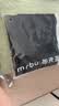 布先生春夏季短袖T恤男士纯棉小白T纯色内搭打底衫 黑色 2XL(185) 实拍图