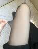 婷美丝袜女肉色春夏季超薄款防勾丝光腿神器0d性感隐形美肤连裤袜黑色 实拍图