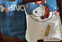 史努比（SNOOPY）男女童短袖t恤牛仔裤两件套儿童短袖套装  白色宇航+深蓝太空 130 实拍图