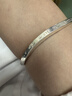 周大生【生日礼物】莫比乌斯环足银手镯开口轻奢小众送女友老婆 实拍图