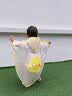 牧萌儿童雨衣男女童幼儿园宝宝防水雨披带书包位小童雨具 小黄鸭 S 实拍图