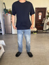 JD FASHION京东自营100%新疆棉溯源T男士t恤短袖男女同款衣服2026新款真5折 实拍图