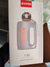 富光吨杯桶大容量塑料杯水杯Tritan刻度吸管运动户外水壶杯子1600ML 实拍图