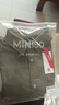 名创优品（MINISO）短袖衬衫男夏季冰丝凉感速干衬衣薄款宽松休闲翻领上衣 军绿 XL 实拍图