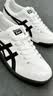 Onitsuka Tiger鬼塚虎板鞋情侣款低帮耐磨休闲鞋男ADVANTI 米色 42 实拍图