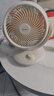 美的（Midea）【小型风扇】轻音台式桌面空气循环扇家用柔风电风扇宿舍办公迷你台扇落地扇空调伴侣 GAF18AD 实拍图