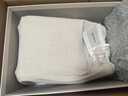 Songmont中号菜篮子女设计师款头层牛皮大容量通勤手提包【张婧仪同款】 奶杏色 帆布内胆 预售15天 实拍图