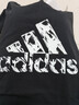 阿迪达斯（adidas）短袖t恤男士夏季跑步健身运动衣快干衣透气男装T恤  黑白 L 实拍图