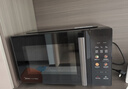 美的（Midea）【价保618】微碳微波炉烤箱一体机900w微波1000w烧烤平板光波速热23L容量变频臻彩荧幕 （C32） 实拍图