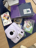 INSTAX富士instax立拍立得 一次成像相机 mini12精美礼盒 鸢尾骑士 含10张fafa花边相纸 实拍图