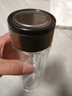 【京东物流配送】高硼硅双层玻璃杯大容量泡茶杯水杯子茶水分离杯 【双层加厚】茶杯350ml1只 实拍图