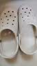 卡骆驰（CROCS）贝雅云彩女士洞洞鞋休闲鞋|208186 冬日白-11S    39 (250mm)   实拍图