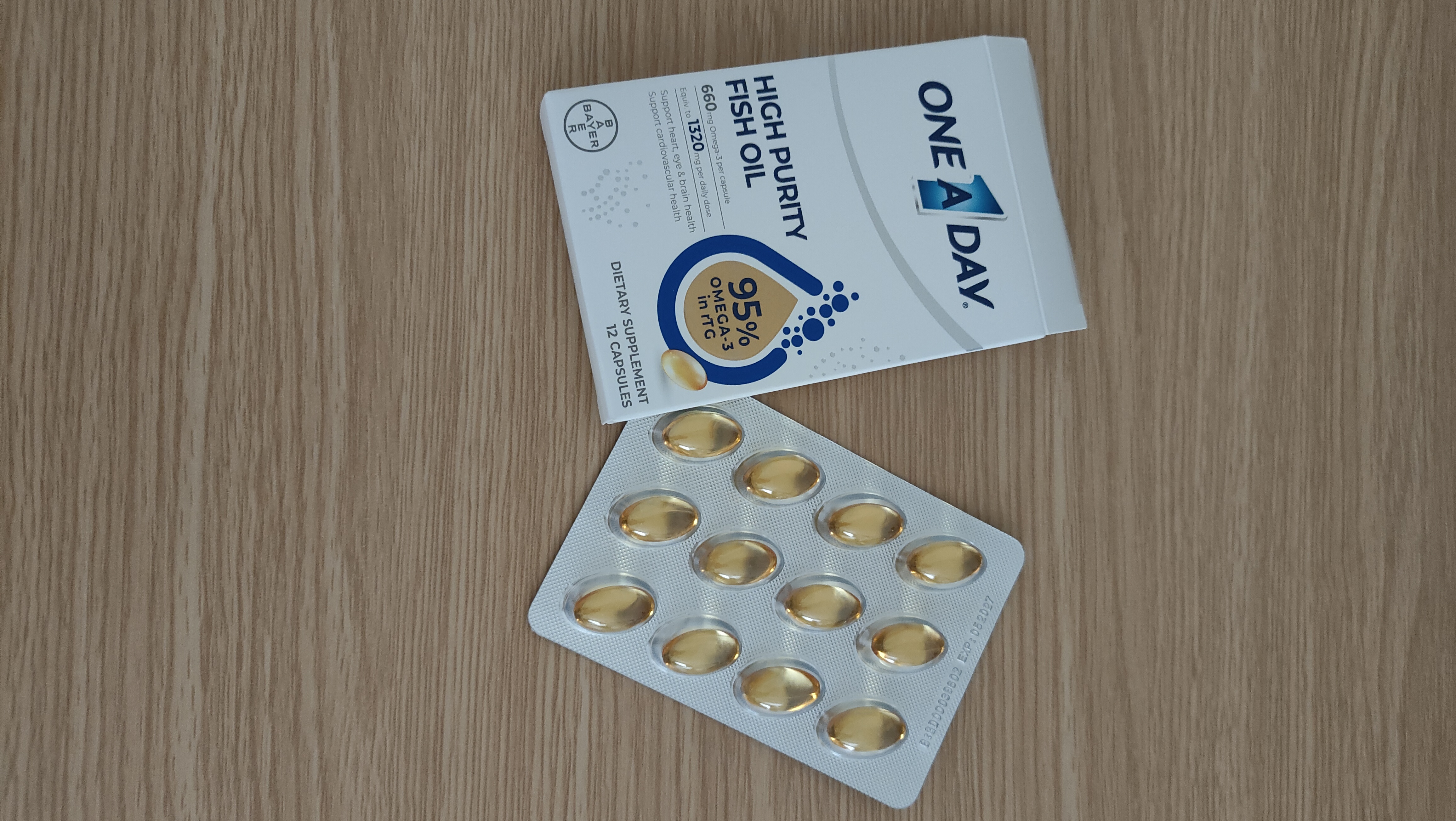 拜耳One A Day水晶鱼油95%DHA高纯度omega3成人60粒呵护心脑眼 降血脂 水晶鱼油体验装 12粒*1盒 实拍图