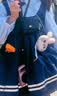 心楠2026连衣裙朱迪兔子警官儿童衣服女孩服装洛丽塔公主裙子cosplay 长袖兔子警官【尾巴+腰带+腰包+领带+腰部兔子】 130 cm（适合身高120-125CM） 实拍图